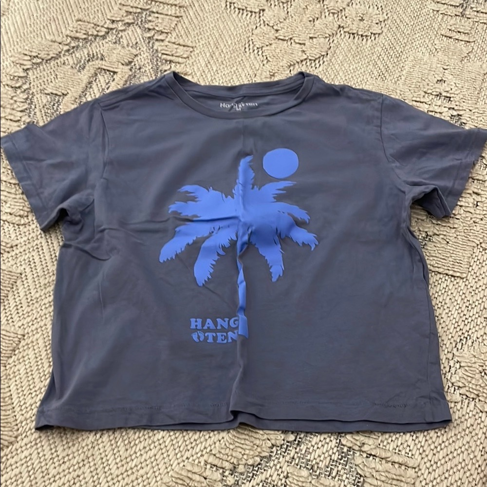 Hang Ten Blue and Gray Short Sleeve Tees